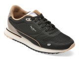 Cumpara ieftin Pantofi sport PEPE JEANS negri, MS40033, din material textil
