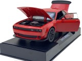 Macheta metal replica Dodge Charger rosu deschide usi, capota, portbagaj, sunet si lumini