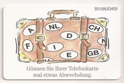 Cartela Telefonica Germania - 12 DM - 1995 foto