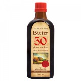 Bitter 50 Plante cu Ganoderma Dacia Plant, 200ml - Supliment natural pentru imunitate, digestie si detoxifiere