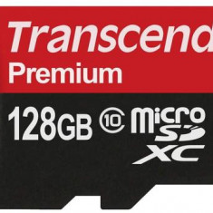 Card de memorie Transcend TS128GUSDU1, microSDXC, 128GB, Clasa 10 + Adaptor microSD