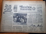 Scanteia tineretului 13 august 1963-regiunea oltenia,targoviste,ziua minerului