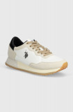 U.S. Polo Assn. sneakers CLEEF culoarea bej, CLEEF006M 4TS1