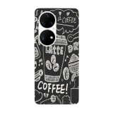 Husa compatibila cu Huawei Nova Y70 model Take a coffee, Silicon, TPU, Viceversa, Transparent, Carcasa