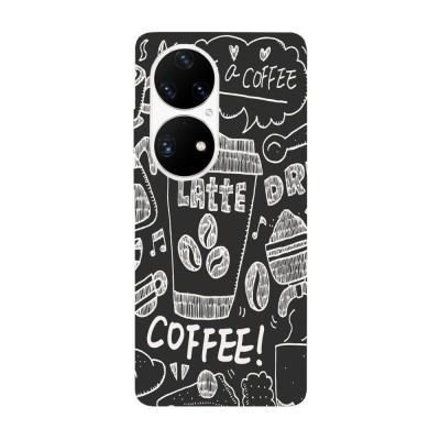 Husa compatibila cu Huawei Nova Y70 model Take a coffee, Silicon, TPU, Viceversa foto