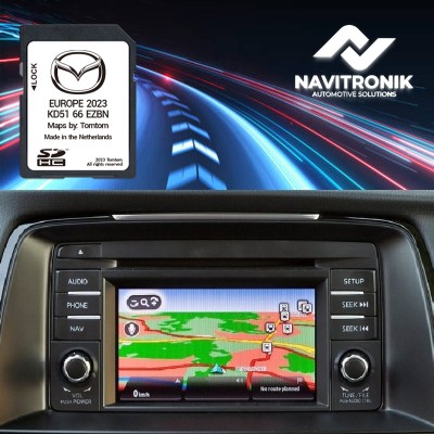 Card navigatie Mazda NB1 by Tomtom Europa 2023 pentru Mazda 6, CX-5, CX-9 foto