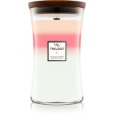 Woodwick Trilogy Blooming Orchard lum&acirc;nare parfumată 609.5 g