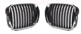 Grila radiator Bmw Seria 5 E39, 01.1996-09.2000, stanga , dreapta, negru, 51138159315, 20160530 , set de 2 buc