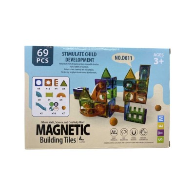Joc magnetic Blocks 69 piese foto