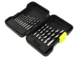 Set burghie lemn Goobay 77847 casetă plastic suport cilindric