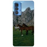 Husa compatibila cu Motorola G20 model Wild Horses, Silicon, TPU, Viceversa, Transparent, Carcasa