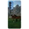 Husa compatibila cu Motorola G20 model Wild Horses, Silicon, TPU, Viceversa