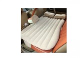 Saltea Gonflabila Auto 135x80 cm, PVC, Pompa Electrica, 2 Perne, Trusa Reparatii, Negru/Gri/Bej