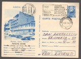 CPIB 24094 CARTE POSTALA - JUDETUL SIBIU. PALTINIS - HOTELUL &quot;CINDRELUL&quot;, CIRCULATA. 1987