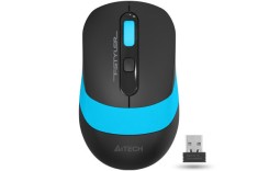 MOUSE A4tech, gaming, wireless, 2.4GHz, optic, 2000 dpi, butoane/scroll 4/1, buton selectare viteza, negru / albastru, &quot;FG10 Blue&quot; (timbru verde 0.18