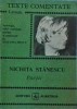 Nichita Stănescu - Poezii, Editura Albatros, Colecția Lyceum, Poezie Rom&acirc;nească, Stare Buna, Coperta Broșată