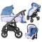 Carucior modular Coccolle Dimona 3in1 Albastru