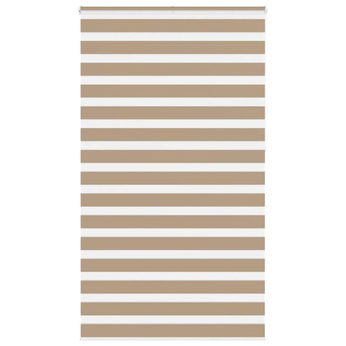 Jaluzea tip zebra 130x230 cm lățime țesătură 125,9 cm poliester