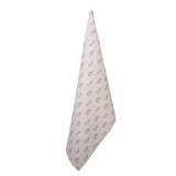 Cumpara ieftin Prosop bucatarie bumbac gri bej Iepurasi 50x70 cm