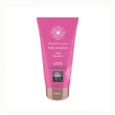 Lubrifiant Comestibil pe Baza de Apa cu Aroma Zmeura Shiatsu Raspberry HOT, 75ml foto