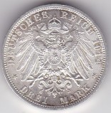 Germania 3 Mark Marci 1914 German States Kingdom of Prussia William II