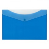 Mapă Documente A4 cu Capsă, Buzunar Exterior, Albastru, Plastic, Oem