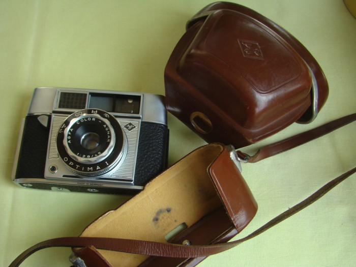 Aparat Foto AGFA Optima 1 cu Etui, Functional - Vintage