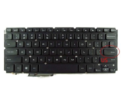 Tastatura Dell XPS L521X layout US fara rama enter mic iluminata backlit foto