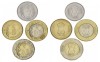 INDIA █ SET COMPLET DE MONEDE █ 2, 5, 10, 20 Rupees 2020-2021 █ KM-512-515 █ UNC, Asia