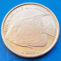 Samoa de Vest 10 franc 2018 UNC Peste Blue ring angelfish