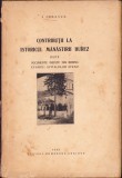 787SPN Contribuții la istoricul mănăstirii Hurez 1935 semnat Meteș