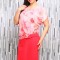 Rochie Eleganta Ria Roze - 60Marimea