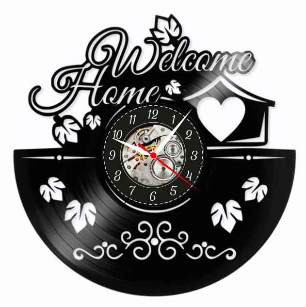 WELCOME HOME-ceas de perete