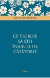 Ce trebuie sa stii inainte de casatorie - Elena Morozova