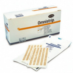 Plasturi sub formă de stripuri sterile Omnistrip (540684), 6x101 mm, 50 bucăți, Hartmann