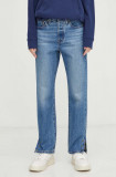 Levi&#039;s jeansi 501 CROP femei high waist
