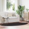 vidaXL Covor HUARTE Negru 100 x 200 cm Poliester 4103699