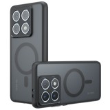 Husa Xiaomi 14T Pro Asteroid GSM PureFrost MagSafe, negru frost