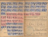 Germany ALSACE LORRAINE Revenue Social Insurance (53 Stamps) On 1902 Card D.110