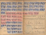 Germany ALSACE LORRAINE Revenue Social Insurance (53 Stamps) On 1902 Card D.110, Stampilat