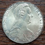 (A1089) MONEDA DIN ARGINT AUSTRIA - 1 THALER 1780 SF, MARIA THERESIA, REBATERE, Europa