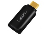 Adaptor Audio USB-C la Jack 3.5mm 4 Pin Aurit Negru