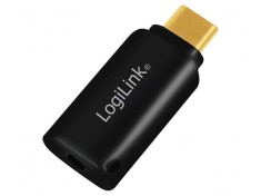 Adaptor Audio USB-C la Jack 3.5mm 4 Pin Aurit Negru