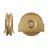 Roata Porti Culisante Semi-ingropata Sudabila Cu Rulment Tip V / 80Mm, 150Kg - 4Buc