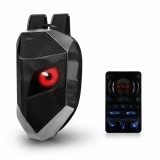 Boxă Portabilă Bluetooth RGB cu Control prin Aplicație, Negru-Roșu