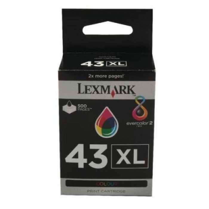 Cartus cerneala Lexmark 43XL Original Color 18YX143E