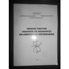 Ion Tudose - Notiuni privind calculul de rezistenta al corpurilor deformabile