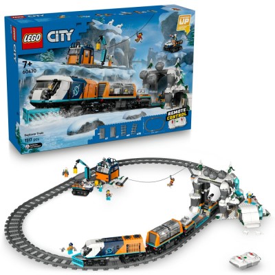 LEGO Trenul expres al exploratorilor spre Polul Arctic Quality Brand foto