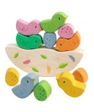 Balansoarul cu pasari, din lemn premium - Rocking Baby Bird - 12 piese - Tender Leaf Toys