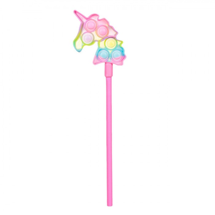 Creion 3D, Unicorn, Pop It, Multicolor, Pericol Asfixiere Copii Sub 3 Ani